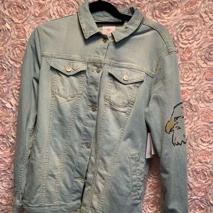 Lularoe Jaxon denim jacket